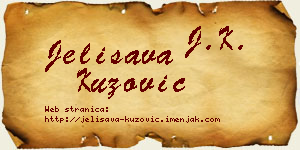 Jelisava Kuzović vizit kartica